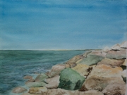 Atlantikkueste-2012-36x48-Aquarell