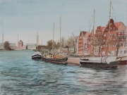 Luebeck-2012-36x48-Aquarell-Gouache