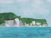 Ostsee-Kreidefelsen-2017-36x48-Aquarell