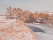 Winter-an-der-Nidder-1995-50x70-Oel